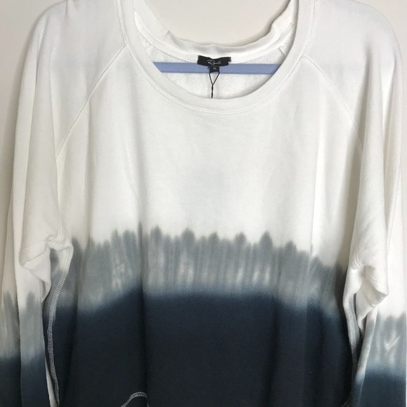 New Rails Theo Charcoal Dip‎ Dye Sweatshirt XL - Picture 4 of 7